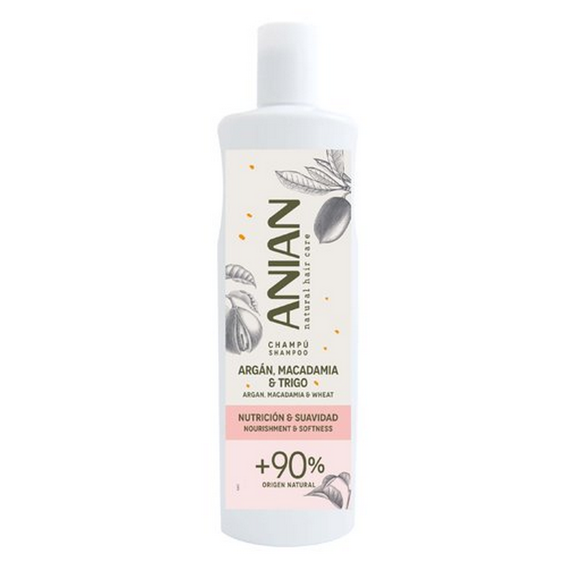 Champú Argán, Macadamia & Trigo 400ml ANIAN