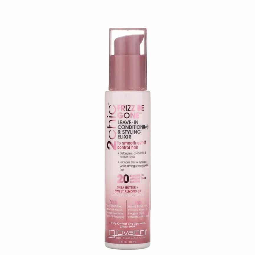2Chic Frizz Be Gone Anti-Frizz Leave-in Conditioning & Styling Elixir 118ml GIOVANNI