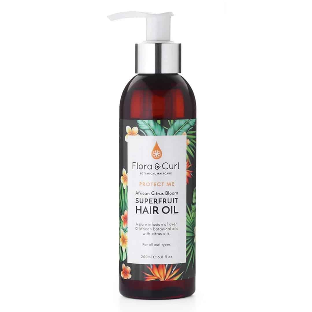 African Citrus Superfruit Hair Oil 200ml FLORA & CURL