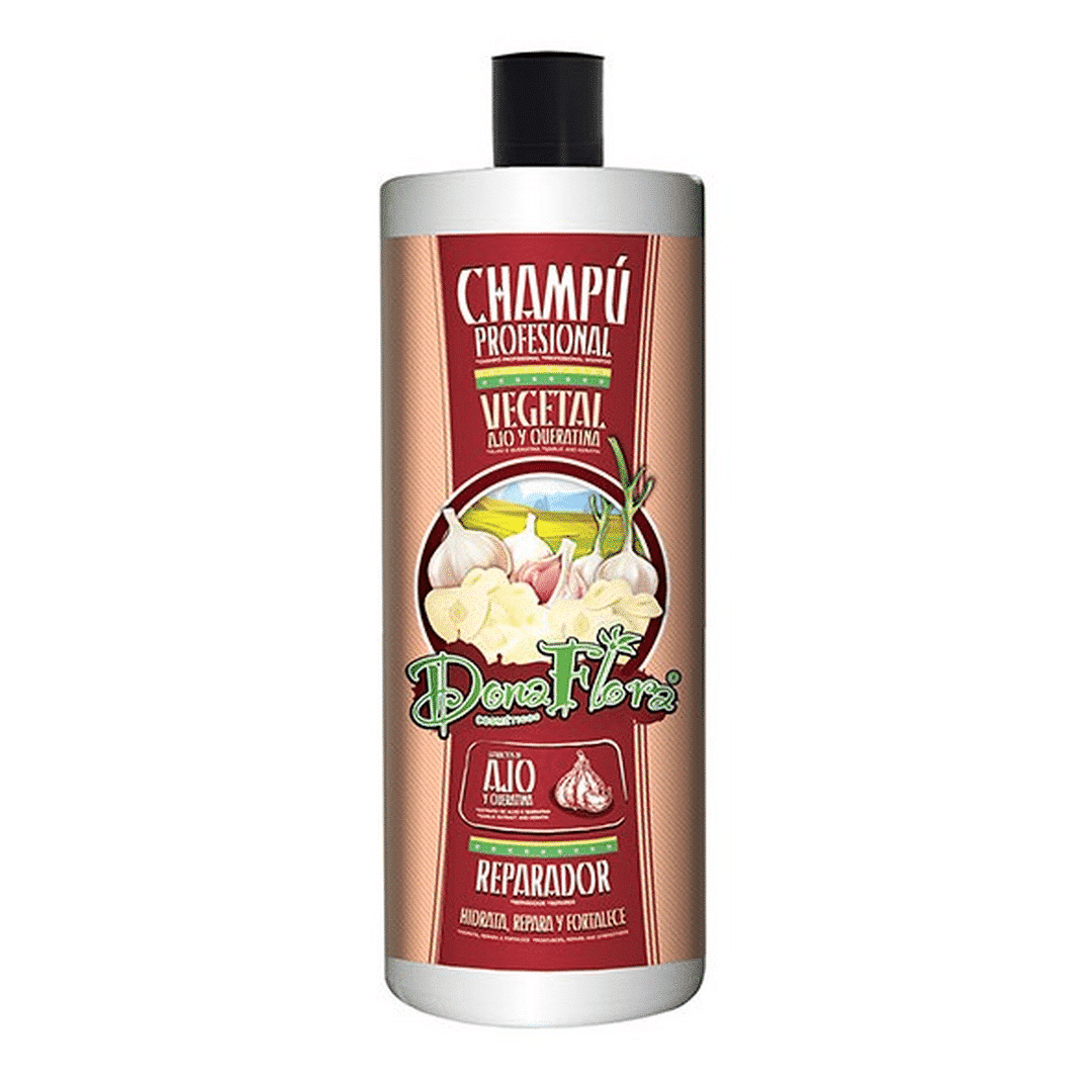 Champú Ajo & Keratina 1000ml DONA FLORA