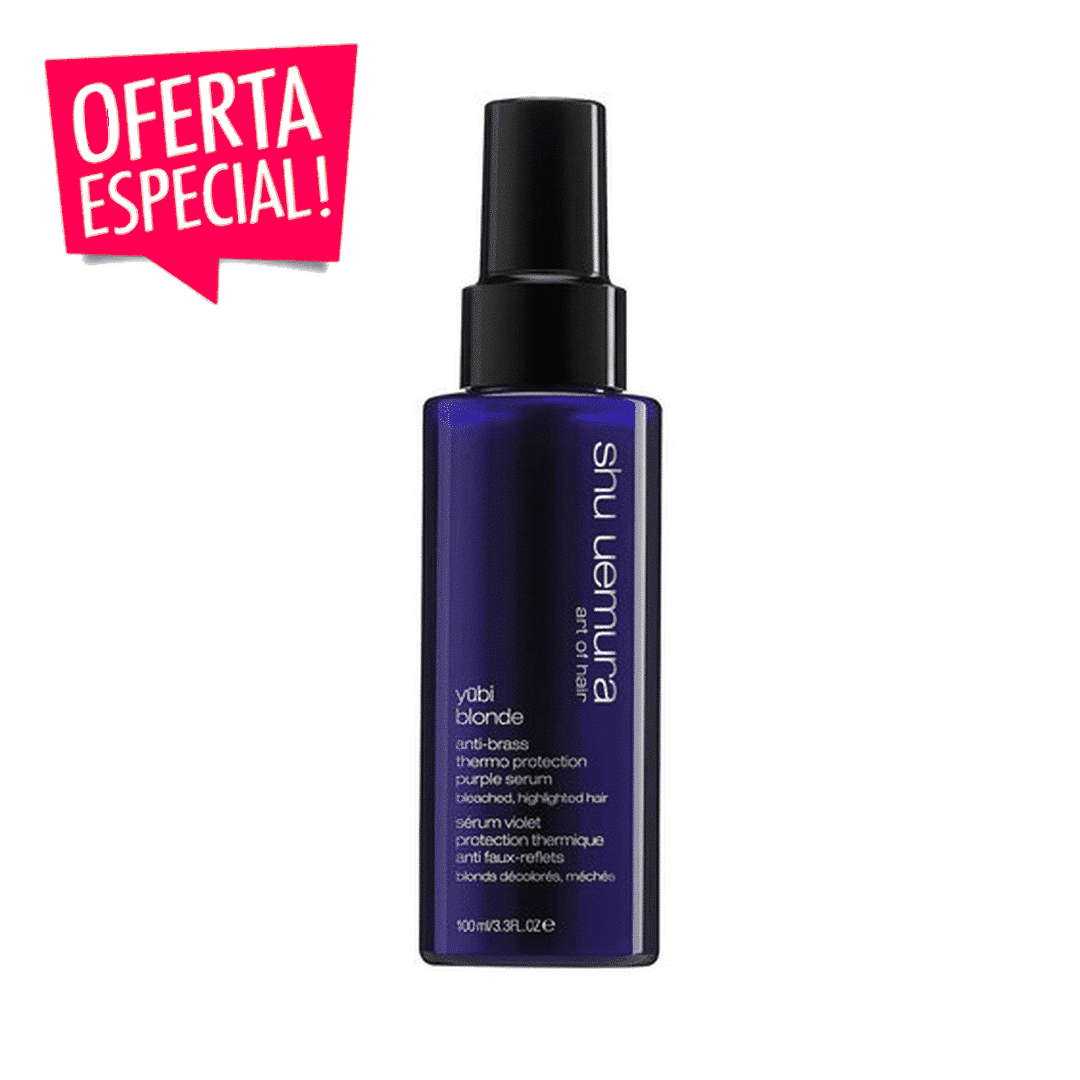Yubi Blonde Anti-Brass Heat Protection Purple Serum 100ml SHU UEMURA
