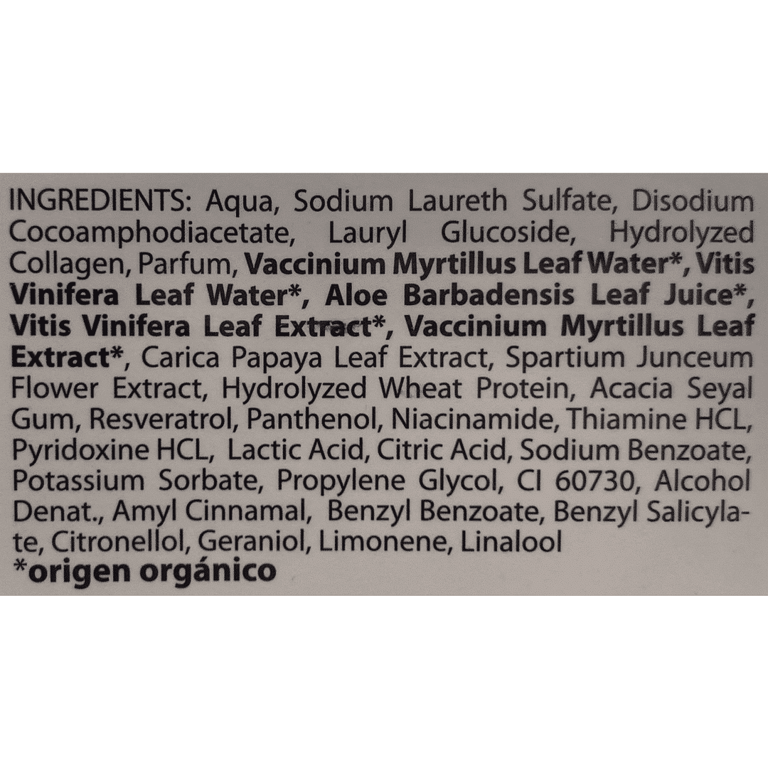 Champú de Retama y Vid Roja 300ml D'SHILA - Imagen 2