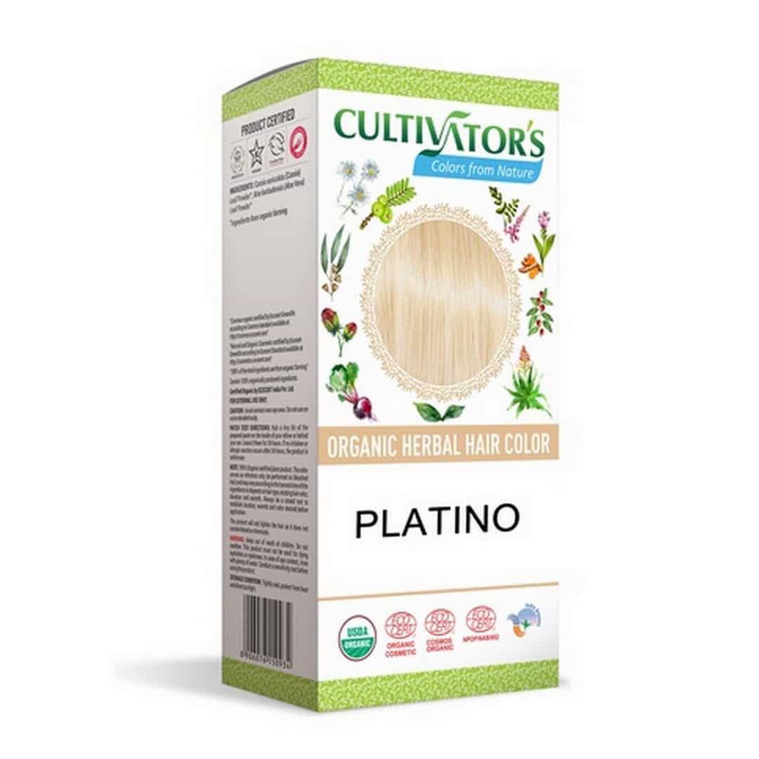Tinte Orgánico Platino 100gr CULTIVATOR'S