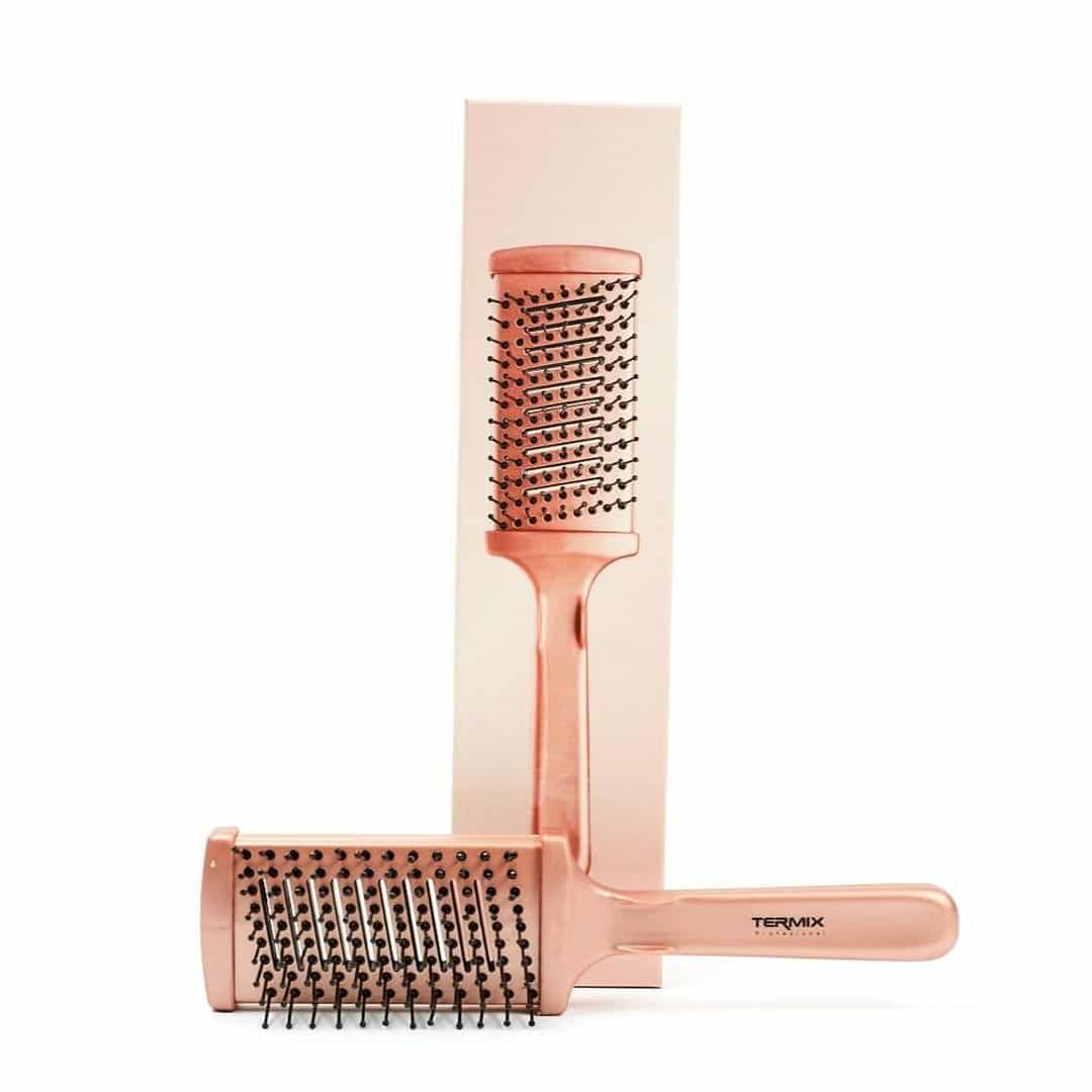 Cepillo Profesional Térmico Plano Gold Rose TERMIX