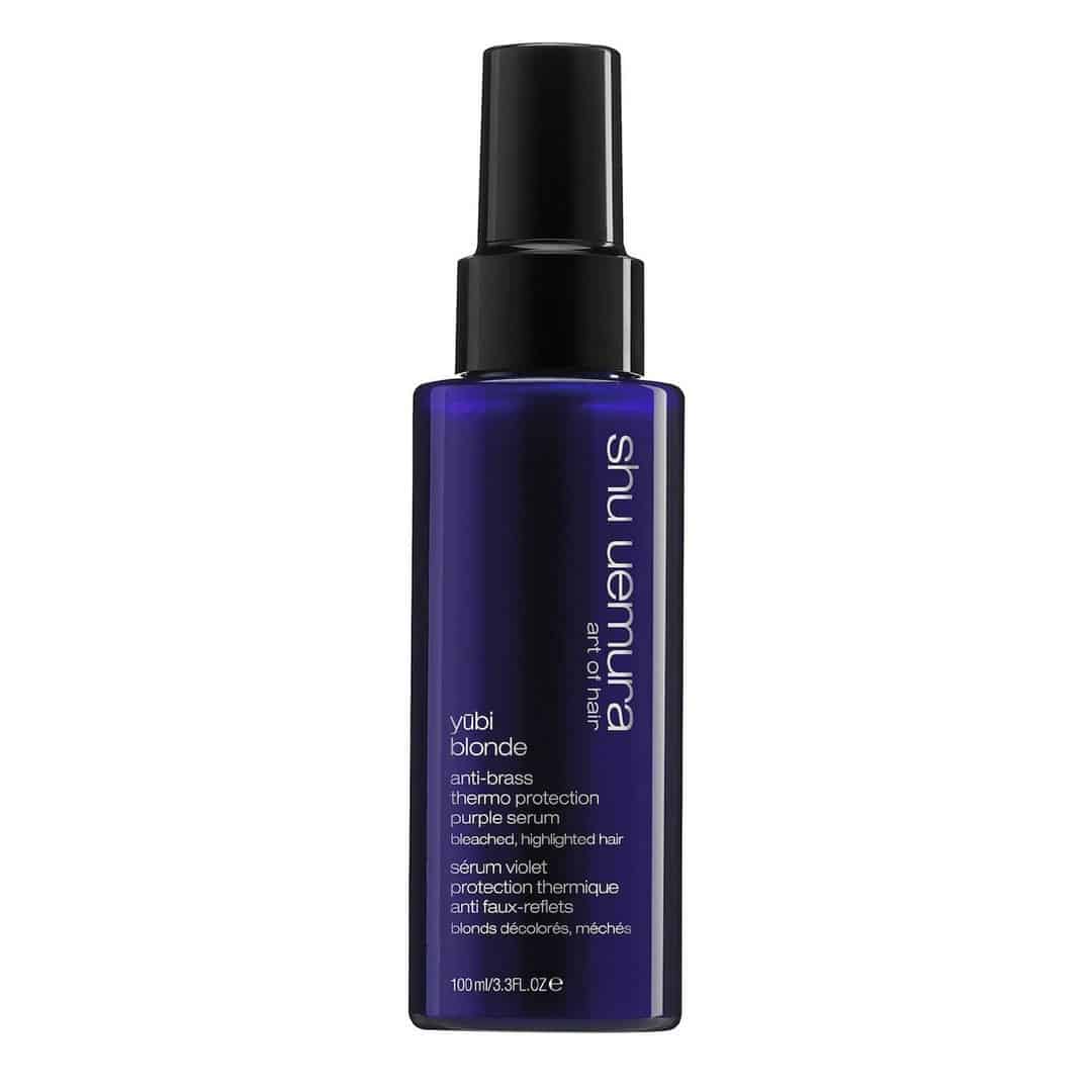 Yubi Blonde Anti-Brass Heat Protection Purple Serum 100ml SHU UEMURA - Imagen 3